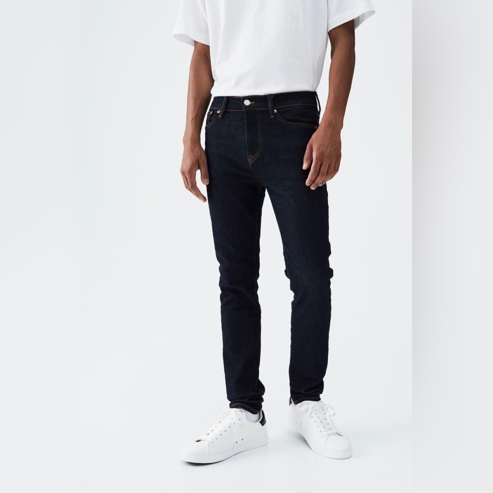 H&M Skinny Jeans - Size 30x34 - Dark Blue - Very Good Condition